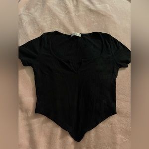 black crop top